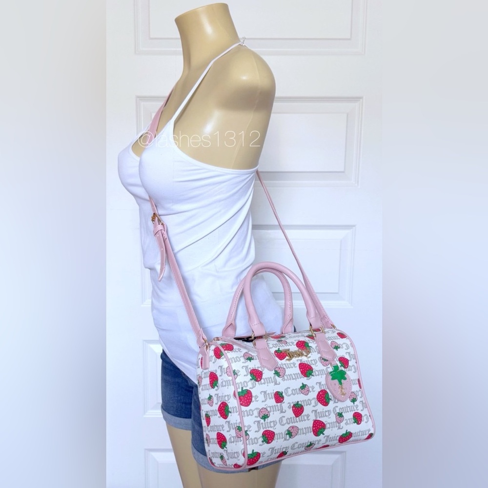 JUICY COUTURE Bag Freshly Picked Satchel - Strawberry Cream - Picture 7 of 7